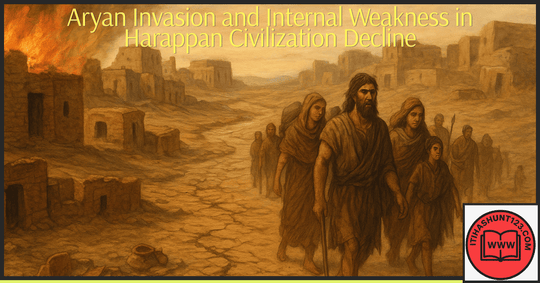 Aryan migration, invasions and internal weakness during Harappan Civilization decline