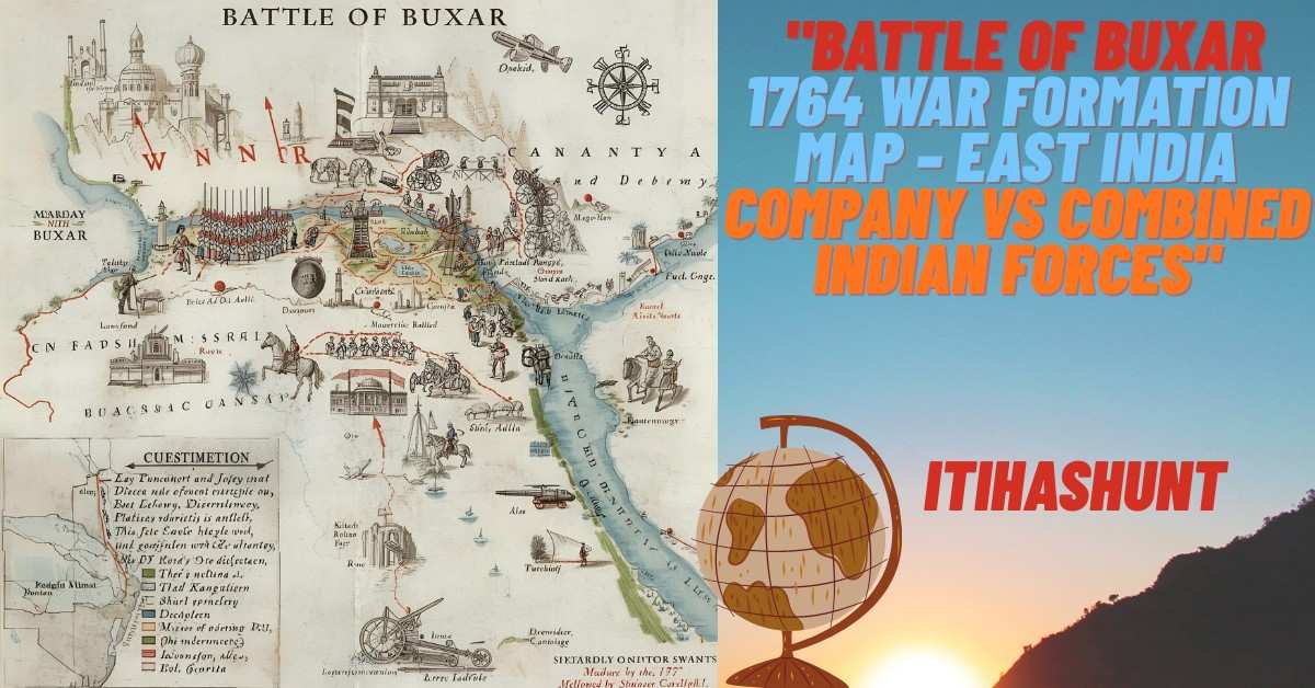 battleofbuxar1764warformationmapeastindiacompanyvscombinedindianforce 