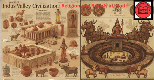 सिन्धु घाटी सभ्यता के धार्मिक विश्वास और रीति-रिवाज का चित्रण