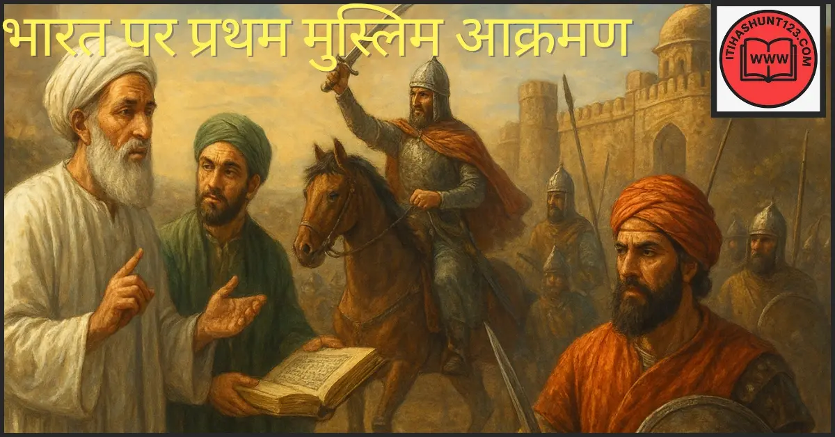 Historical depiction of Rise of Islam and Muslim invasions in India