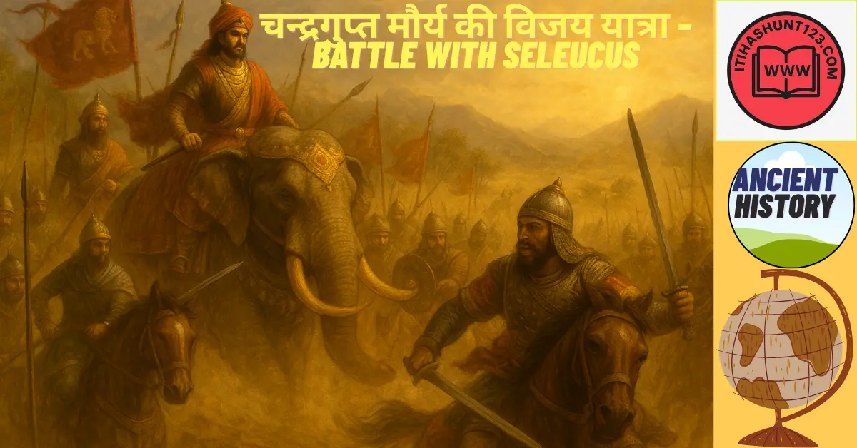 सेल्युकस के विरुद्ध युद्ध में चन्द्रगुप्त मौर्य – भारतीय सेना का विजय अभियान