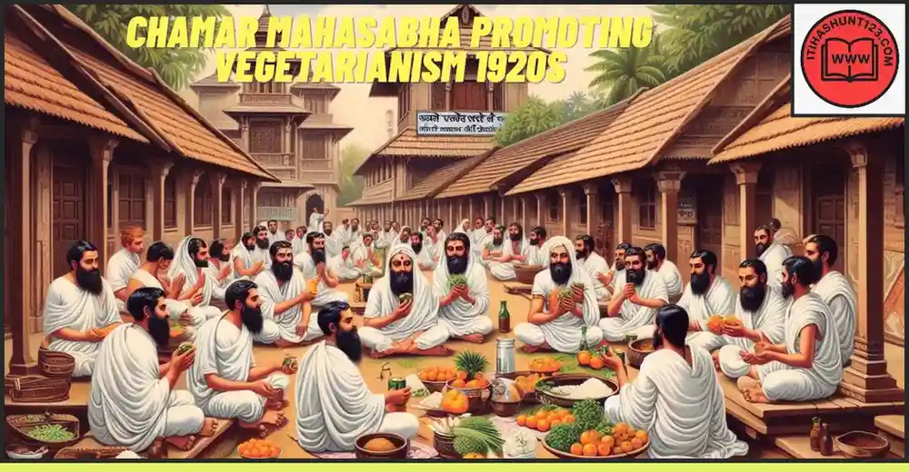 Chamar community practicing vegetarianism and abstaining from alcohol in 1920s