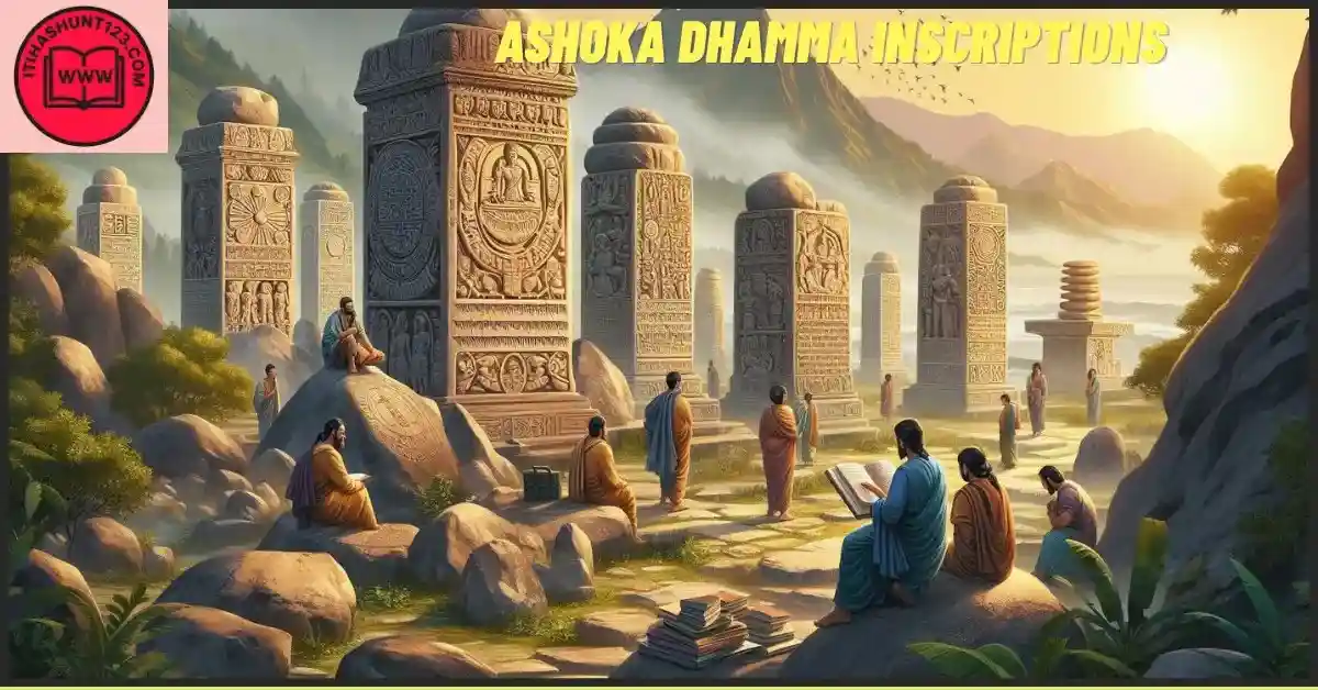 Ashoka’s stone inscriptions promoting Dhamma