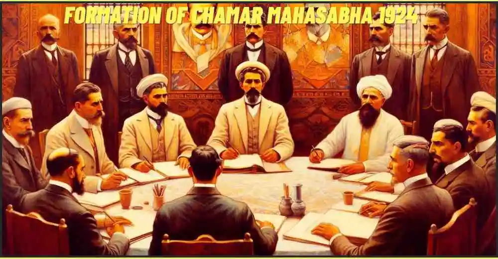 Chamar Mahasabha formation meeting in May 1924, United Provinces