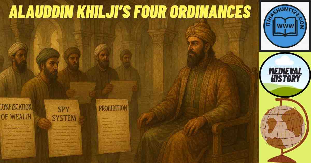 Four key ordinances of Alauddin Khilji illustrated
