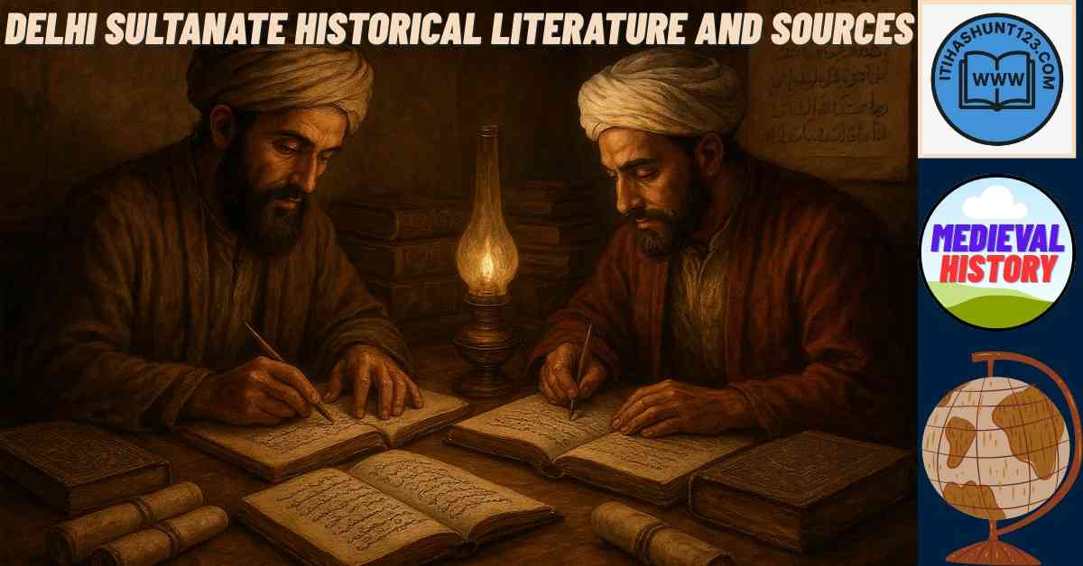Delhi Sultanate historical literature and manuscripts illustration