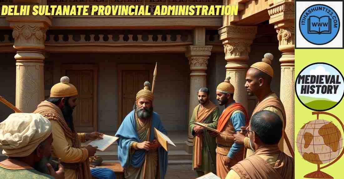 Ikta governor collecting revenue in Delhi Sultanate province