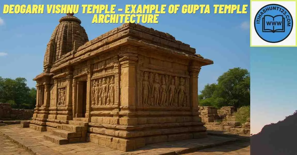 Stone carvings and temple design from the Gupta period at Deogarh