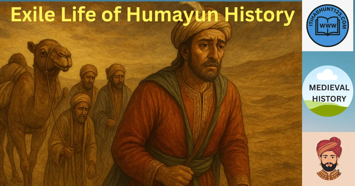 हुमायूँ का निर्वासन काल | Exile Life of Humayun History