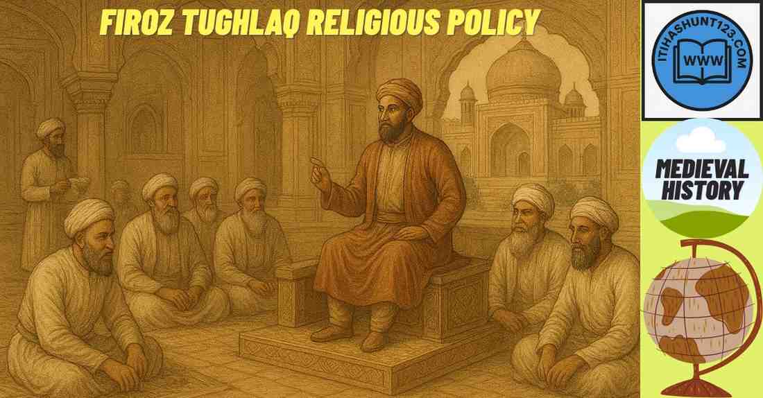 Firoz Tughlaq religious policy and ulema illustration