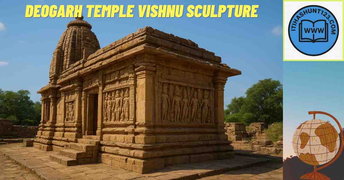 Vishnu Dashavatara sculpture at Deogarh temple during Gupta period