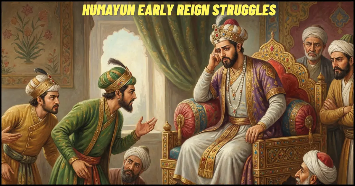 हुमायूँ की शासनकाल की कठिनाइयाँ | Internal challenges of Humayun