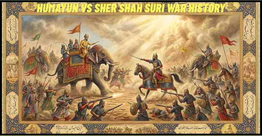 हुमायूँ और शेरशाह सूरी का युद्ध इतिहास | Battle of Chausa and Kannauj