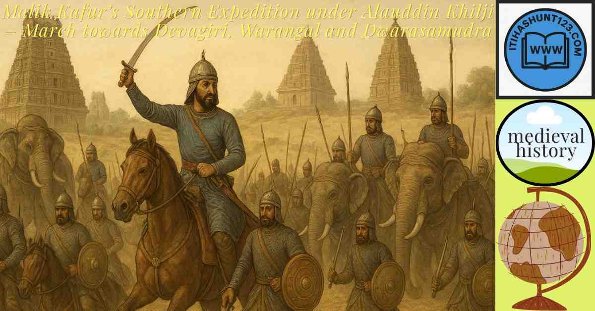 Alauddin Khilji South India campaign historical illustration