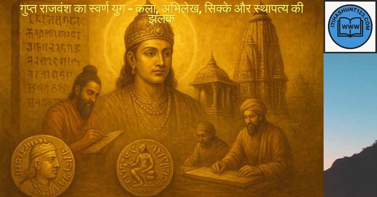 गुप्त राजवंश का स्वर्ण युग – समुद्रगुप्त, अभिलेख, सिक्के और मंदिरों की कला