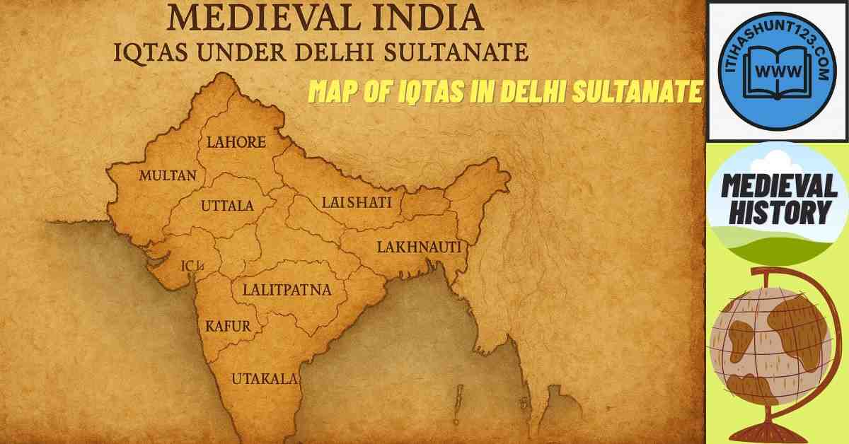 दिल्ली सल्तनत की इक्ताओं का मानचित्र