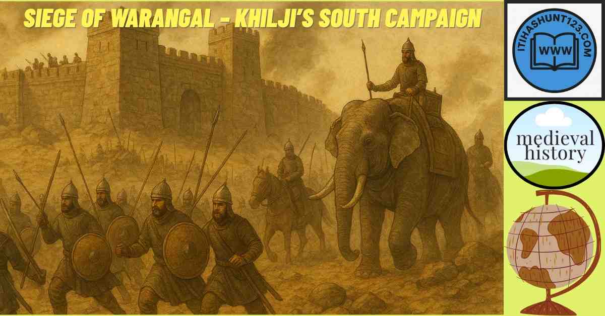 Warangal siege during Alauddin Khilji South campaigns