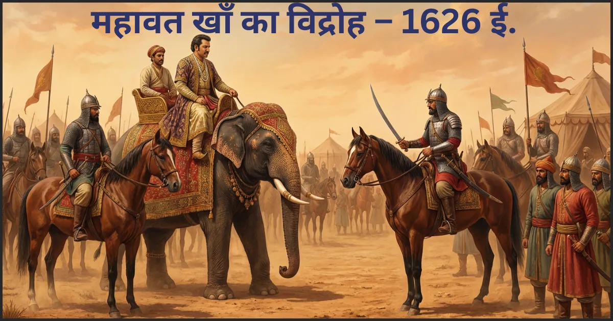 जहाँगीर को बंदी बनाते हुए महावत खाँ की सेना