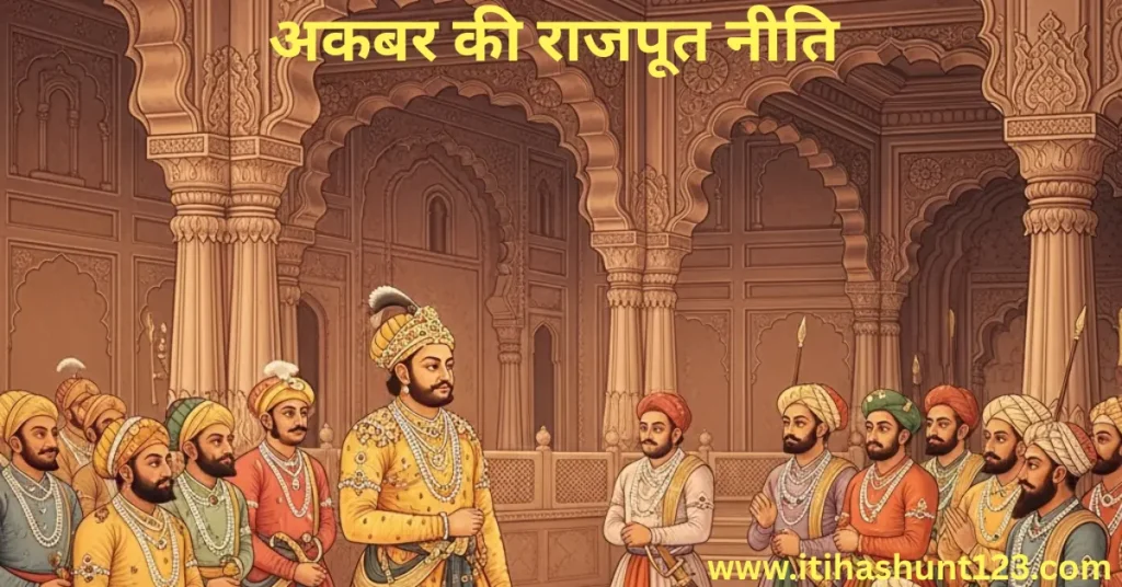 अकबर की राजपूत नीति – मुगल और राजपूत सहयोग का ऐतिहासिक चित्र