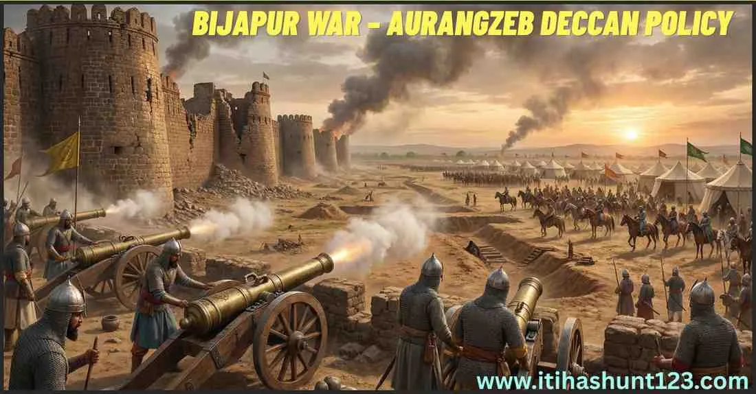 Aurangzeb Ki Dakshin Neeti in Hindi – Bijapur Campaign