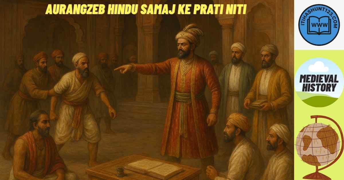 हिन्दू समाज के प्रति औरंगज़ेब की नीतियाँ Supporting Image