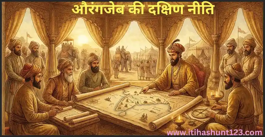 Aurangzeb Ki Dakshin Neeti in Hindi Featured Image
