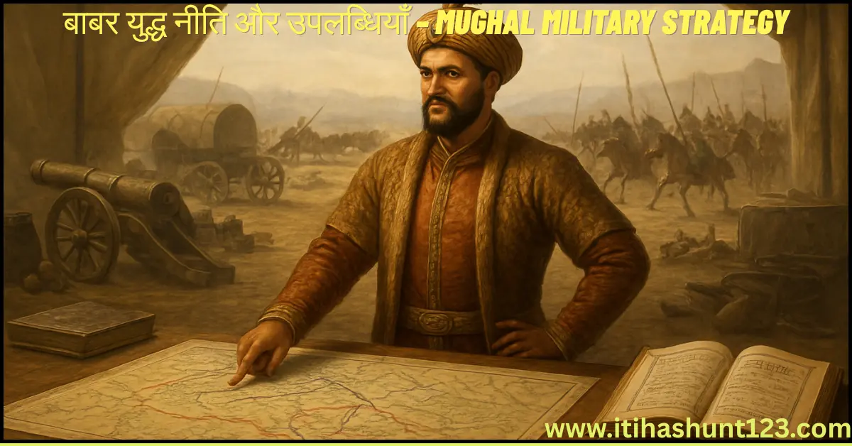 बाबर युद्ध नीति उपलब्धियाँ – पानीपत और खानवा युद्ध में आधुनिक तोपखाने का प्रयोग