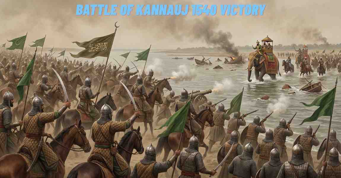 1540 के कन्नौज युद्ध में शेरशाह सूरी की निर्णायक विजय