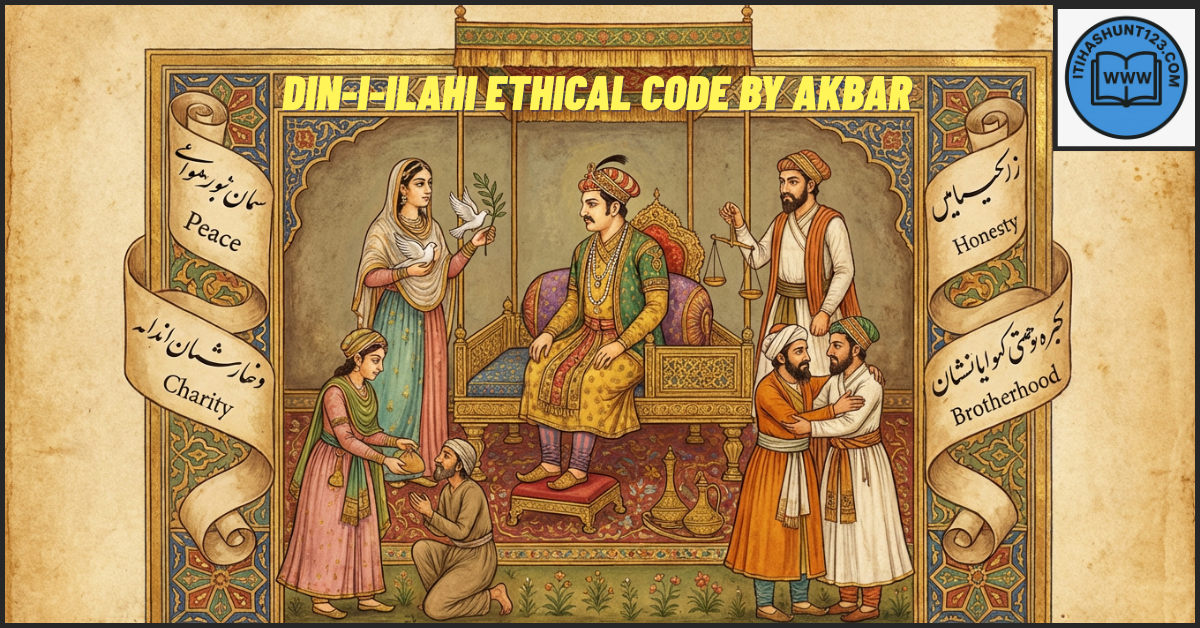 दीन-ए-इलाही अकबर का नैतिक आचार-संहिता