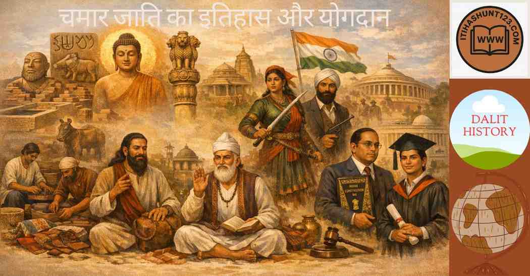 चमार जाति इतिहास योगदान भारत