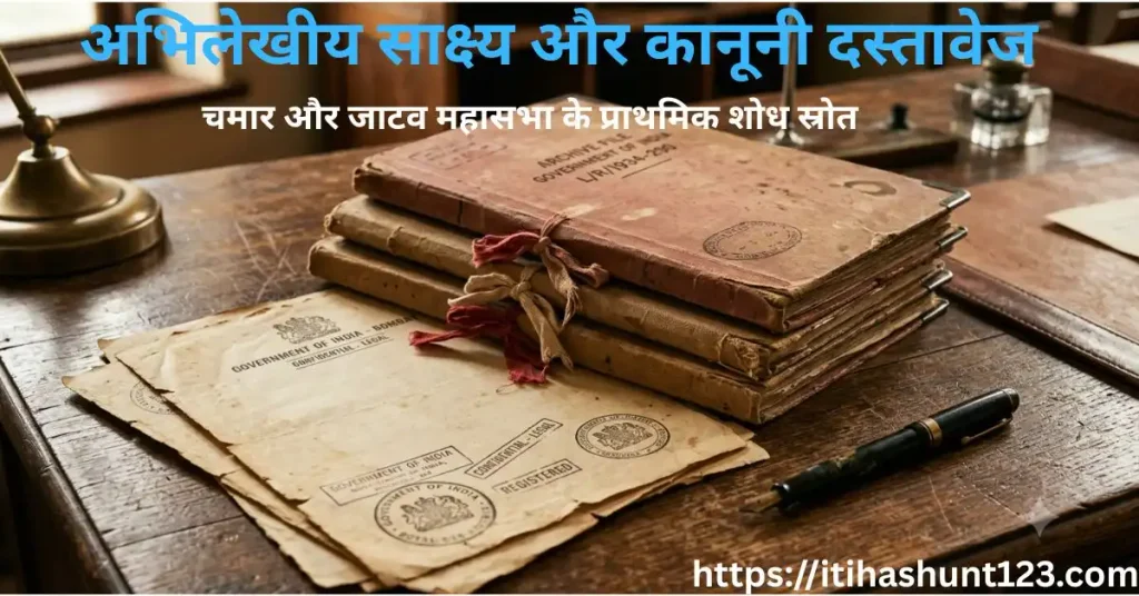 1938 का जाटव महासभा ज्ञापन और ब्रिटिश अभिलेख