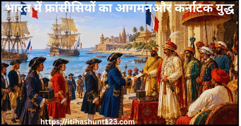 भारत में फ्रांसीसियों का आगमन और व्यापारिक संघर्ष