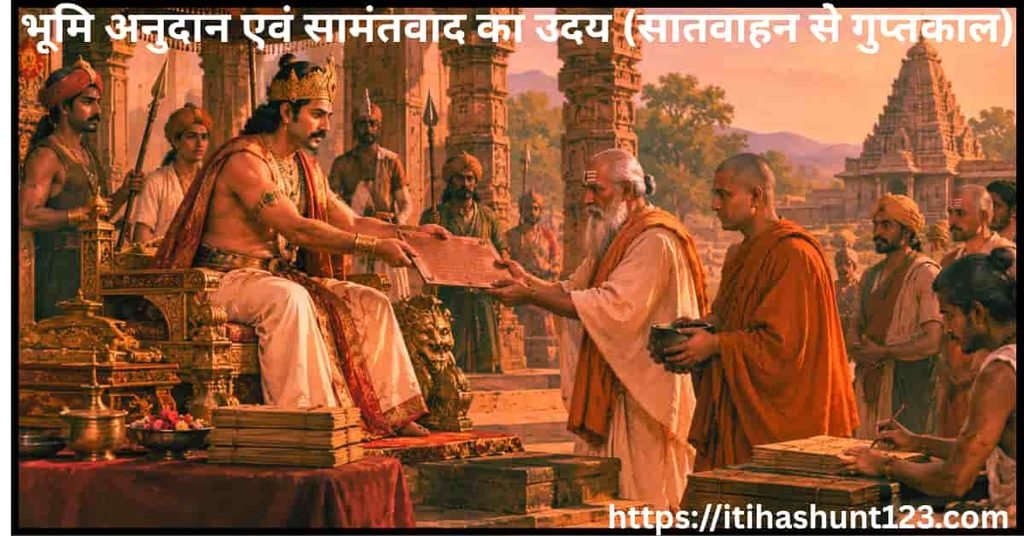 सातवाहन और गुप्तकाल में भूमि अनुदान और सामंतवाद का उद्भव