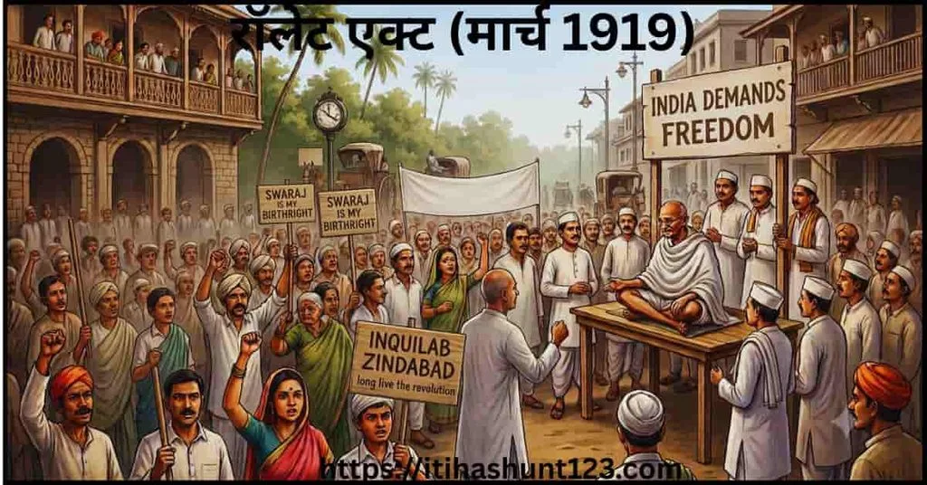 रॉलेट एक्ट 1919 के विरोध में सत्याग्रह सभा और देशव्यापी हड़ताल